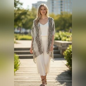 Everything In Love, LIGHTWEIGH Snake Print Kimono Throw, One Size